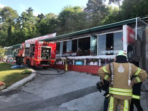 Üsküdar’da restoranda yangın paniği