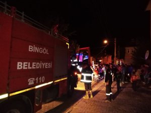 Bingöl’de ev yangını