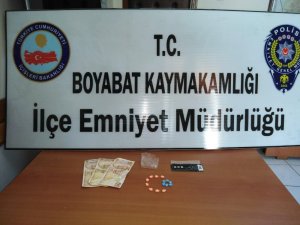 Boyabat’ta uyuşturucu operasyonu