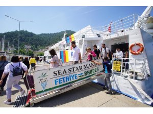 Rodos’tan Fethiye’ye turist gelmeye başladı