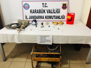 Jandarma’dan kaçak kazıcılara suçüstü