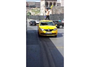 Uyuşturucu etkisindeki genç ortalığı birbirine kattı