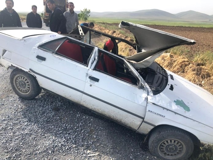 Konya'da Otomobil takla attı: 1 yaralı