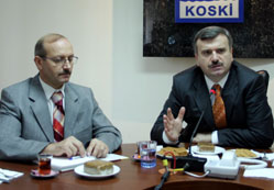 Akyürek KOSKİ ile görüştü