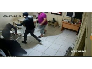Giresun’da Gri listedeki teröristin yakalanma anı güvenlik kameralarına böyle yansıdı