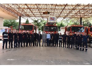 Manisa Büyükşehir İtfaiyesi her duruma hazır