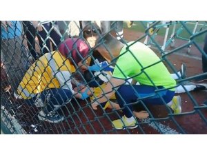 Genç futbolcu yürekleri ağza getirdi
