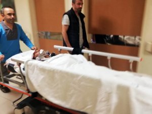 Yağmurdan kaçarken minibüs çarptı