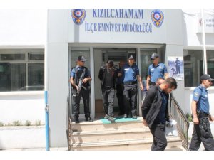 Kızılcahamam’da demir hırsızları kıskıvrak yakalandı