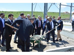 Havza OSB'de temel atma töreni