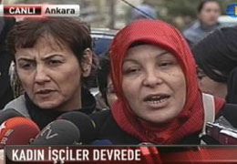 Tekel İşçileri Başbakan'ın Evinde