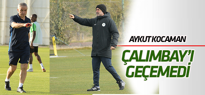 Kocaman’lı Konyaspor, Çalımbay’lı Konyaspor’u geçemedi