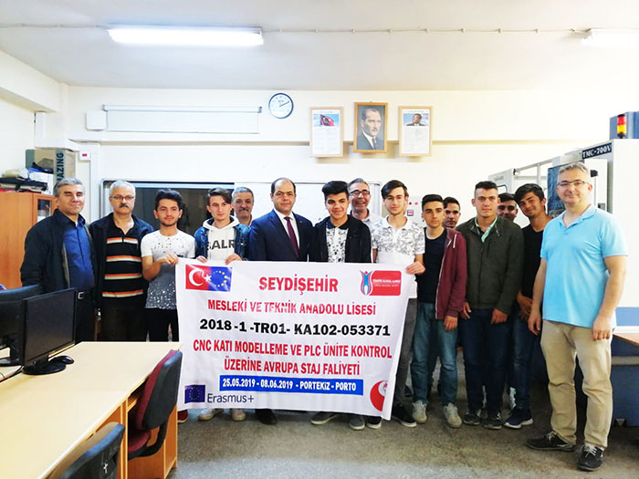 Seydişehir Mesleki ve Teknik Anadolu Lisesi öğrencileri Portekiz'e gitti