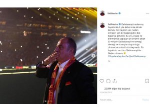 Fatih Terim: "Bir hayalimiz var tüm Galatasaraylılar: Neden olmasın"