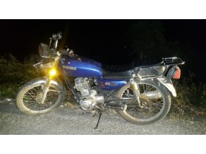 Çalınan motosiklet 24 saatte bulundu