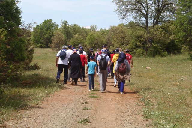 Doğa yürüyüşü için Beyşehir'de buluştular