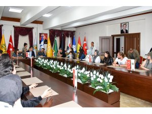 Peyzaj Mimari Odası Yönetim Kurulu üyeleri, Nallıhan Belediyesini ziyaret etti