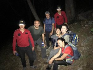 Antalya’da Kanyon’da kaybolan kadınları jandarma kurtardı