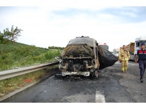 Yanan ambulanstaki 3 aylık bebek öldü