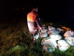 Muradiye’de 500 metre manyat ağ ile 5 ton balık ele geçirildi