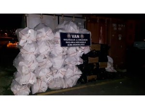 Van’da 26 bin 250 paket sigara ele geçirildi