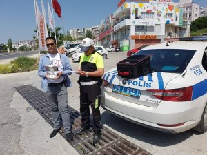 Kuşadası’nda motosiklet denetimi