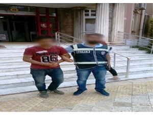 Motosiklet hırsızı suçüstü yakalandı