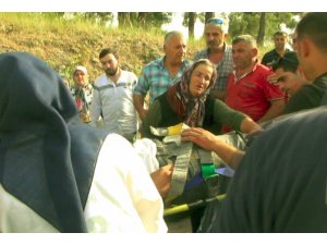 Hurdaya dönen araçta can pazarı: 3 yaralı