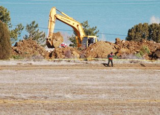 Beyşehir'de drenaj hattı çalışmaları