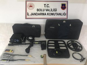 Bolu’da kaçak kazı operasyonu: 4 gözaltı
