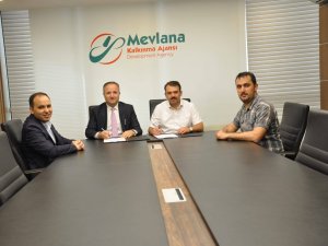 Derebucak'ta destek gören proje imzalandı