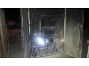 Kahta’da elektrik trafosu patladı