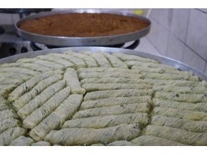 Tatlıcıların bayram mesaisi başladı