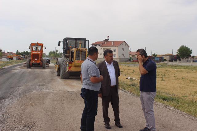 Çumra’da asfalt  çalışmaları hız kazandı