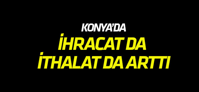 İhracat da ithalat da arttı