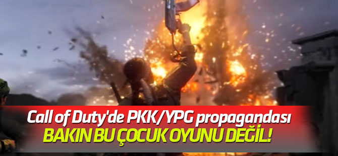 Bakın bu çocuk oyunu değil! Call of Duty'de PKK/YPG propagandası