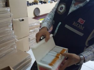 İzmir’de kaçak sigara operasyonu