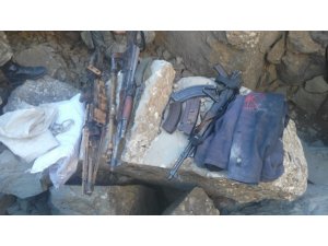 Siirt’te terör örgütü PKK’ya ait toprağa gömülü mühimmat ele geçirildi
