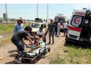 Takla atan otomobilde can pazarı: 5 yaralı