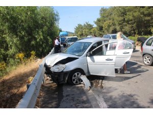 Bodrum’da bayram tatili kazalarla başladı, 4 araç birbirine girdi