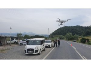 Jandarmadan havadan ve karadan denetim