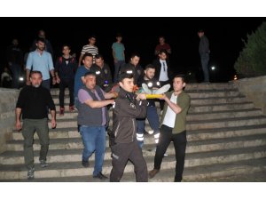 Patenci genç düşerek yaralandı
