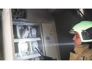 Burhaniye’de elektrik panosunda çıkan yangın korkuttu