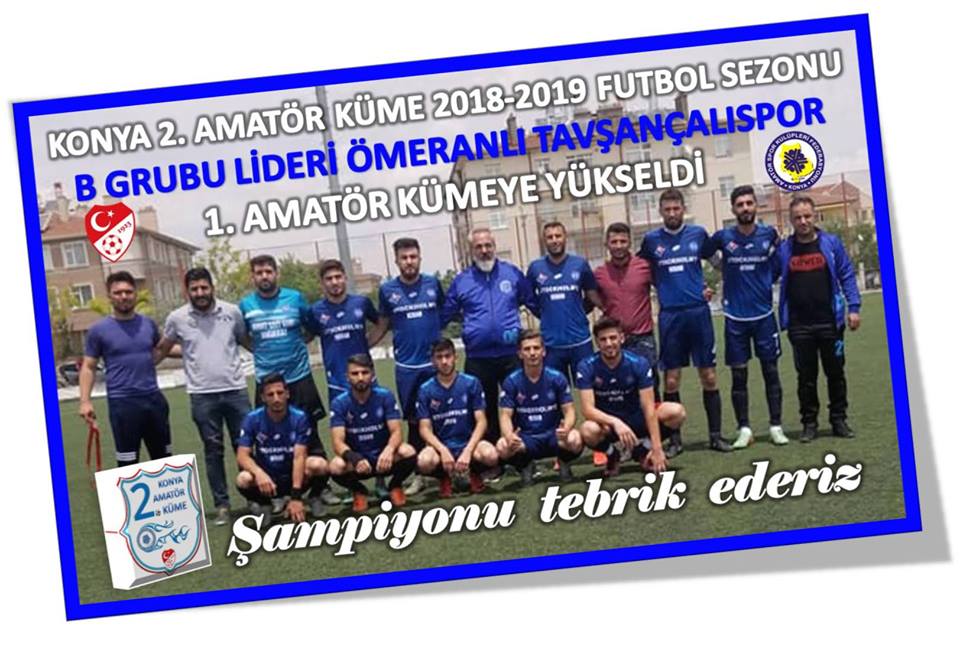 Ömeranlı Tavşançalıspor şampiyon