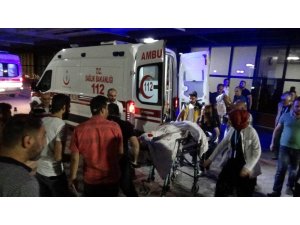 Azez’deki patlamada yaralananlar Kilis’e getirildi