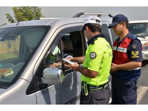 Polis ve jandarmadan trafik denetimi