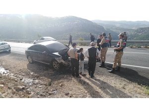 Bayram için aldığı otomobil memleket yolunda küle döndü
