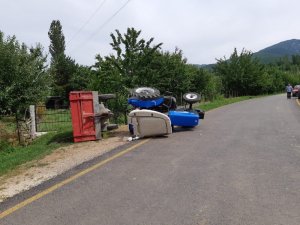 Amasya’da trafik kazası: 4 yaralı