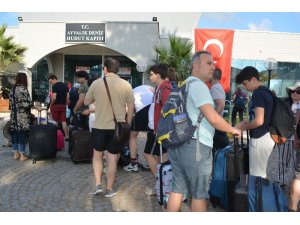 Bu yıl Ege adalarına bayram yoğunluğu azaldı