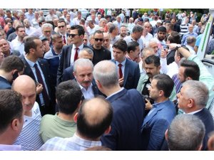 Meclis Başkanı Şentop Kırklareli’de cenaze törenine katıldı
